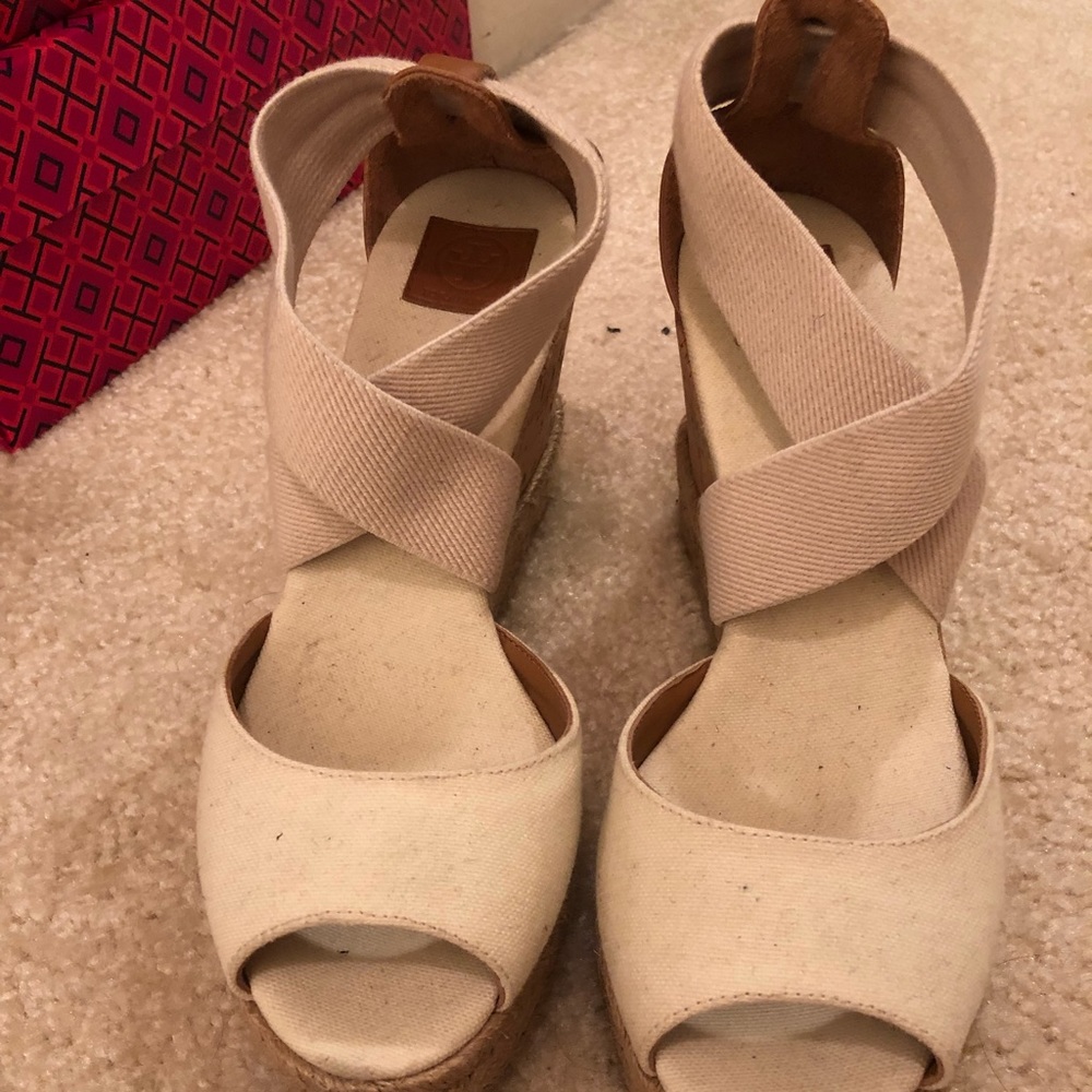 Tory Burch wedge sandals